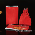 Takeaway aluminum foil food Kraft paper bag